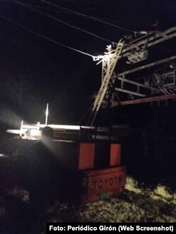 Imagen del lugar en el que ocurrió el accidente / Foto: Periódico Girón